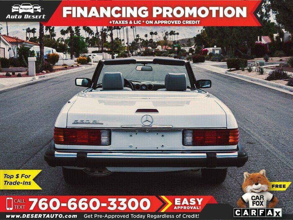 1989 Mercedes-Benz 560 Series ONE Owner 560SL - photo 5