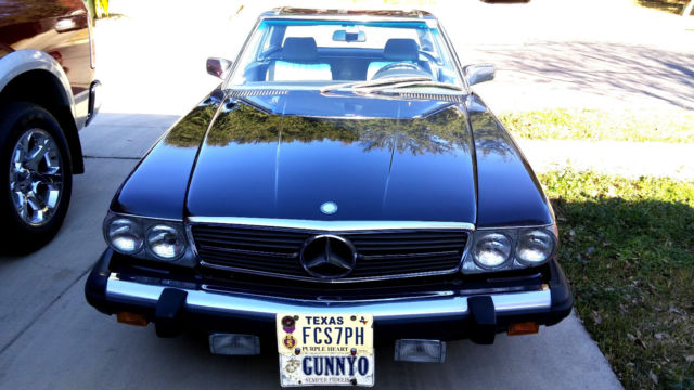 Mercedes-Benz 560 SL Roadster Mdl. 107 Blue 1989 Mercedes-Benz 500-Series Convertible Coupe