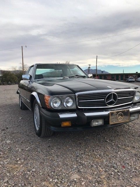 Mercedes-Benz 560SL 1988 Black/Black/Black 1988 Mercedes-Benz SL-Class Base