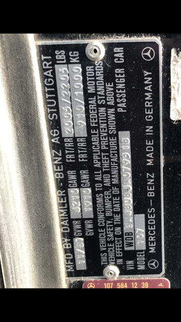 1988 Mercedes-Benz SL-Class Base - photo 6