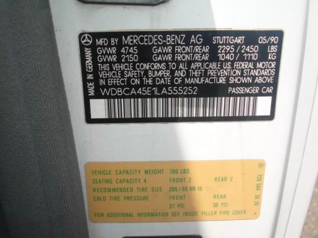 1990 Mercedes-Benz S-Class - photo 12