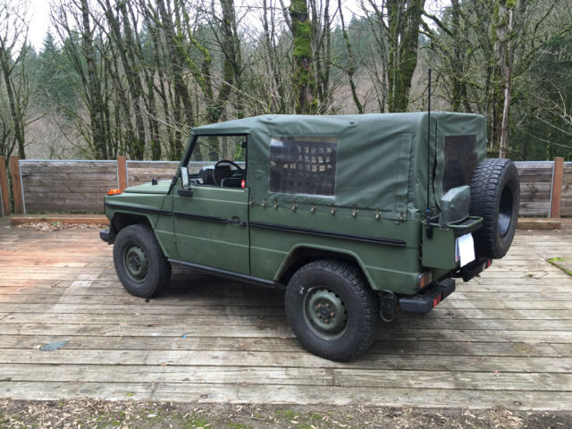 Mercedes Benz G Wagon Diesel SWB Convertible 1984 Mercedes-Benz G-Class