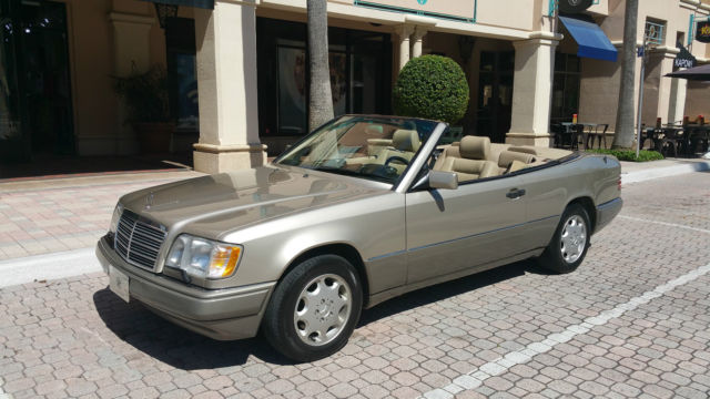MERCEDES E320 CONVERTIBLE 1 OWNER LOW MILES FLORIDA NO ACCIDENTS MICHELIN TIRES. 1994 Mercedes-Benz E-Class E320 Convertible Low Miles 1 Owner Florida.
