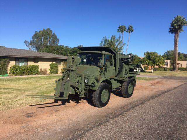 Mercedes Unimog FLU10344 HMMH knuckle boom Crane Forklift Diesel offroad 1989 Mercedes-Benz Other