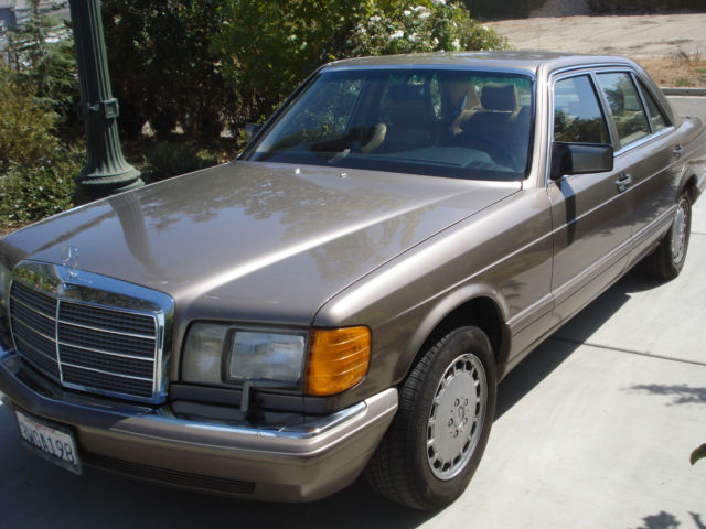 Mercedes W126 420SEL Low Miles Excellent California Car 1987 Mercedes-Benz 400-Series 420SEL