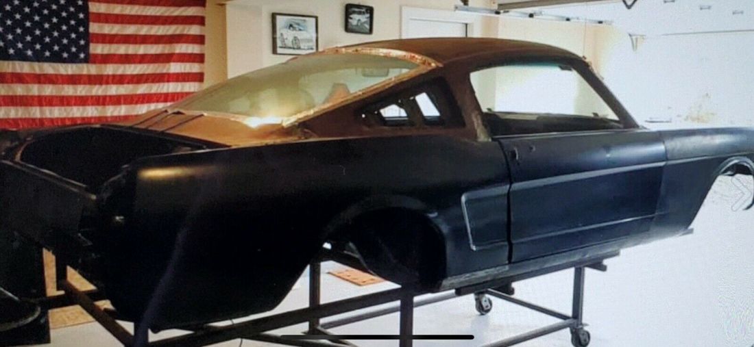 METALWORK ALREADY DONE & READY TO BE ASSEMBLED AS ORIGINAL OR SHELBY RESTOMOD 1965 Ford Mustang 2+2 *K* CODE FASTBACK RANGOON-RED ****NO RESERVE AUCTION*****