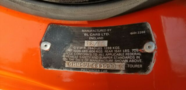 1979 MG MGB - photo 8