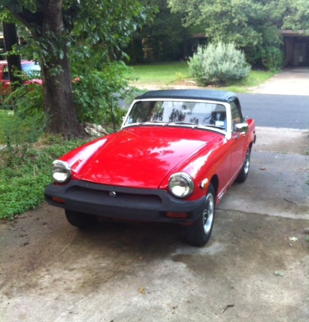 MG Midget 1976 convertible. Fun to drive, well kept by longtime owner 1976 MG Midget