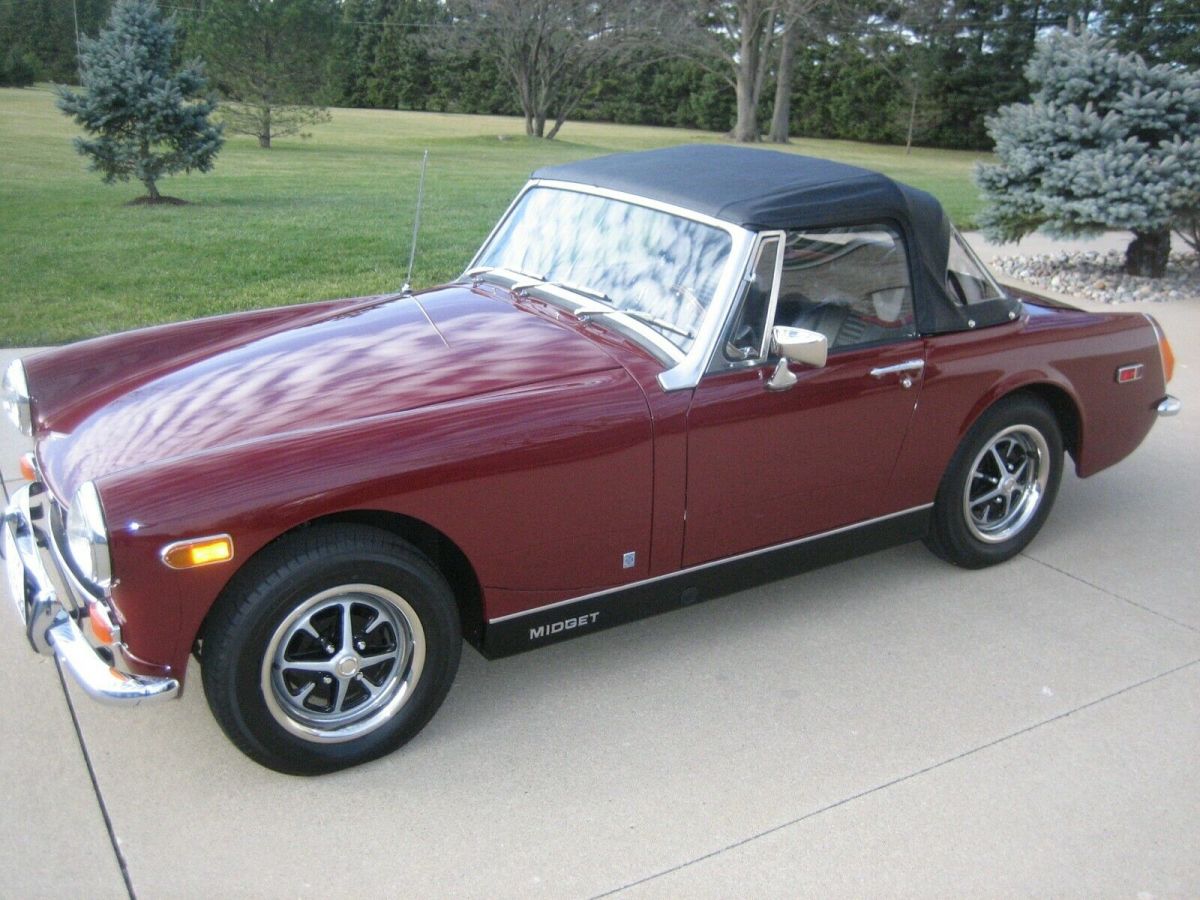 mg midget car 2 DOOR CONVERTIBLE RESTORED 1974 MG Midget