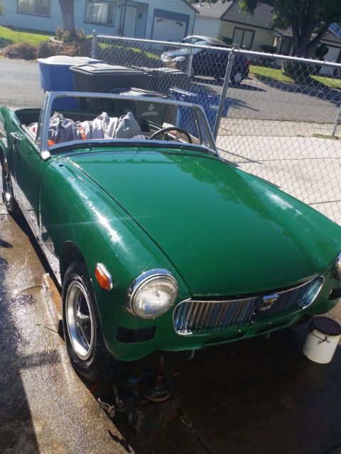 MG Midget convertible automobile 1976 MG Midget