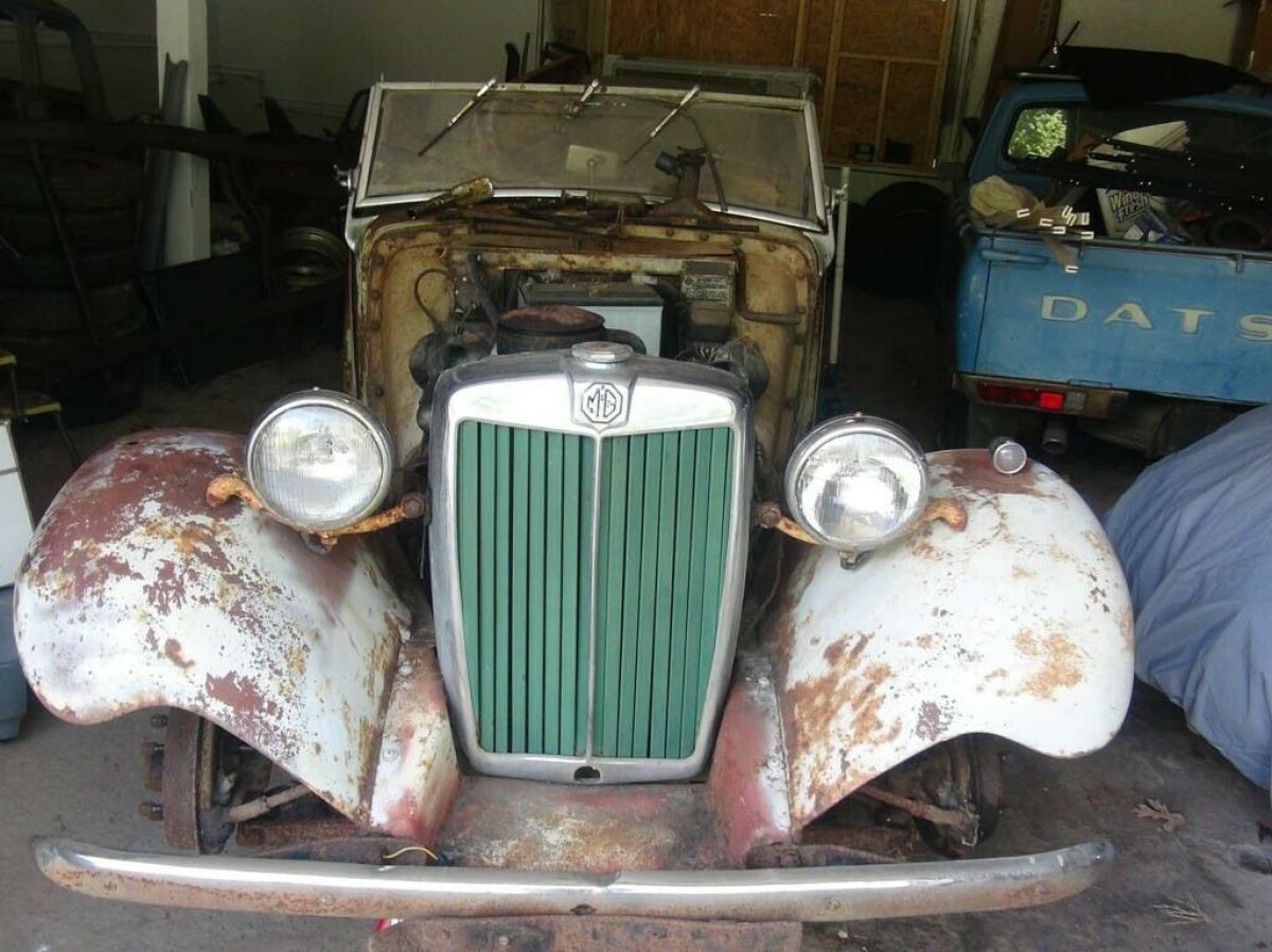 MG TD Barn find / additional parts 1950 MG T-Series