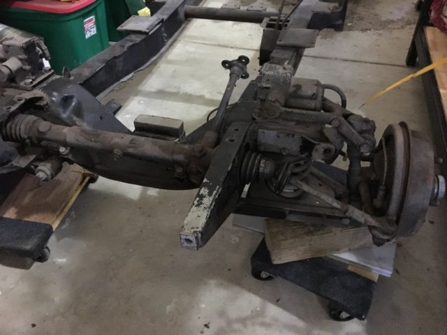 MG TDC complete chassis frame suspension with clear title 1952 MG T-Series TDC