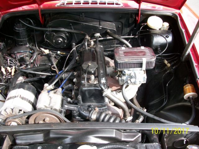 1974 MG MGB STANDARD TRIM 5 WIRE WHEELS - photo 12