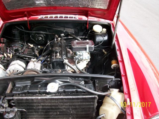 1974 MG MGB STANDARD TRIM 5 WIRE WHEELS - photo 13