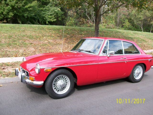 1974 MG MGB STANDARD TRIM 5 WIRE WHEELS - photo 2