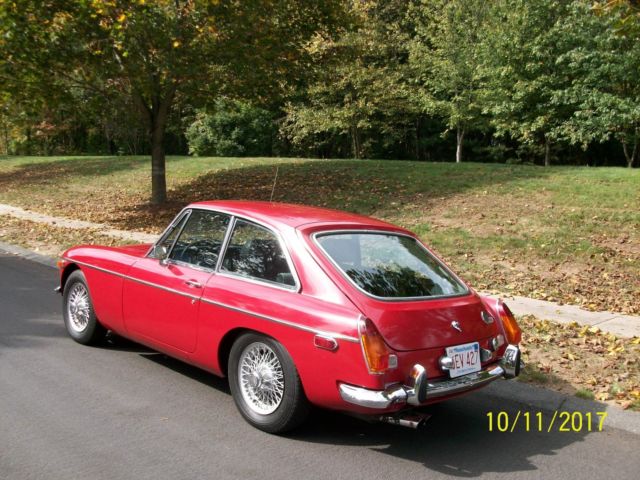 1974 MG MGB STANDARD TRIM 5 WIRE WHEELS - photo 3