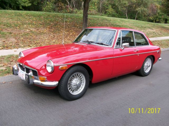 1974 MG MGB STANDARD TRIM 5 WIRE WHEELS - photo 4