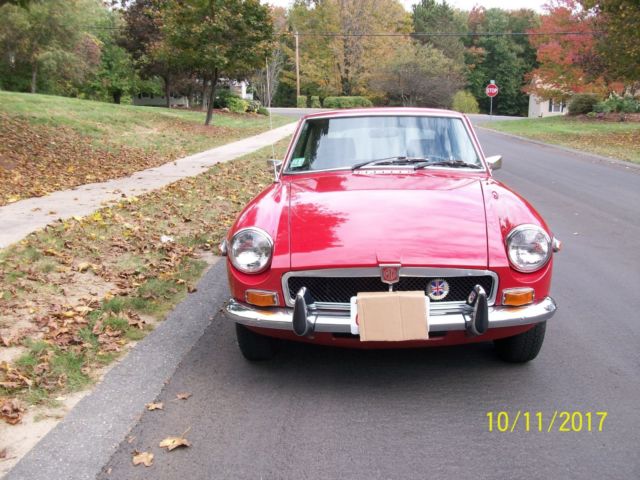 1974 MG MGB STANDARD TRIM 5 WIRE WHEELS - photo 5