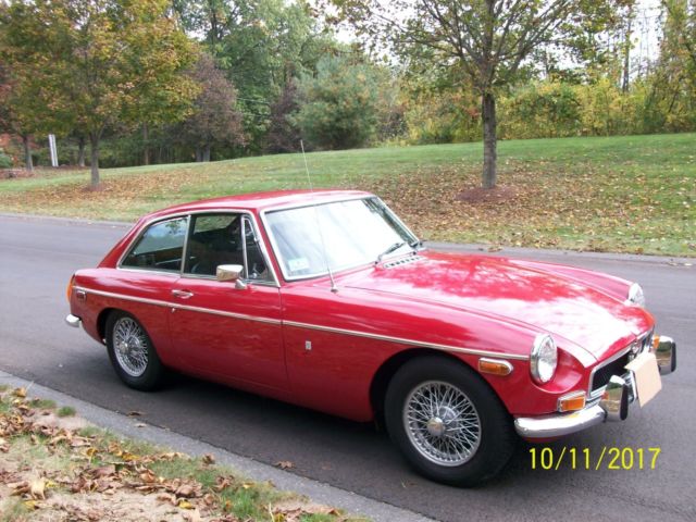 1974 MG MGB STANDARD TRIM 5 WIRE WHEELS - photo 6
