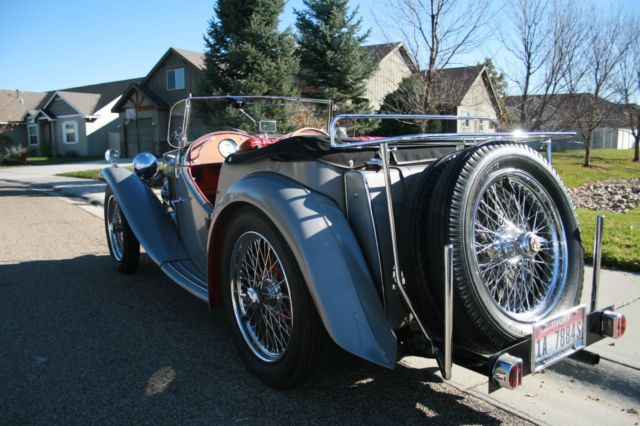 1949 MG T-Series red leather - photo 8