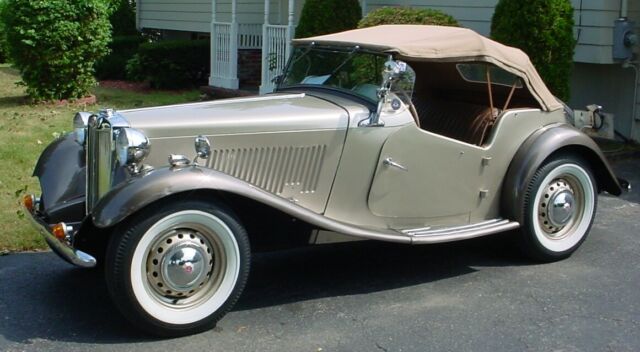 MGTD 1952 T series sports car. 1952 MG TD