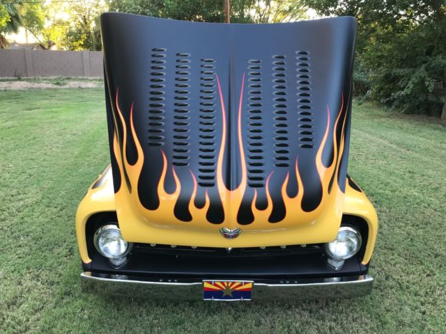 mild custom 1954 ford pickup 1947 teardrop camper 1964 modified bike 1954 Ford Other Pickups