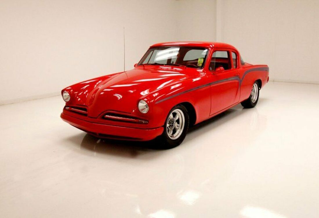 Miles Deep Paint/350/350 Drivetrain/Custom Red Interior/Torque Thrust Wheels 1953 Studebaker Champion 2 Door Coupe