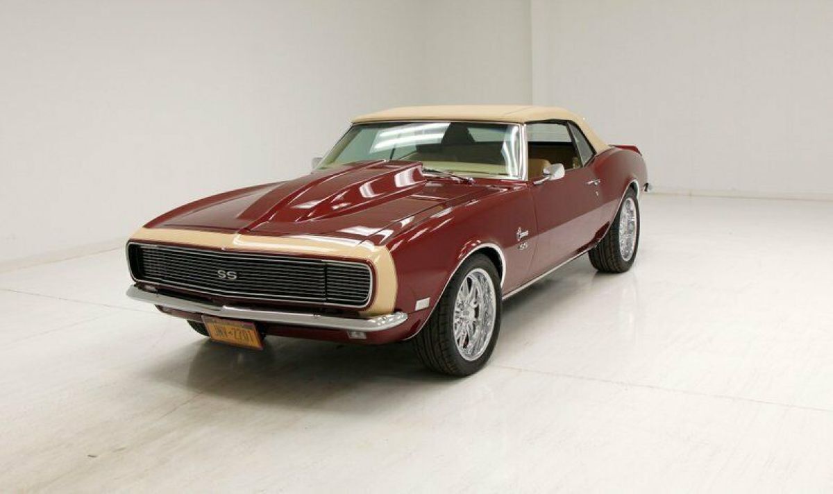 Miles Deep Paint/Pristine Convertible Top/Awesome Running 383ci/Street Racer 1968 Chevrolet Camaro Convertible
