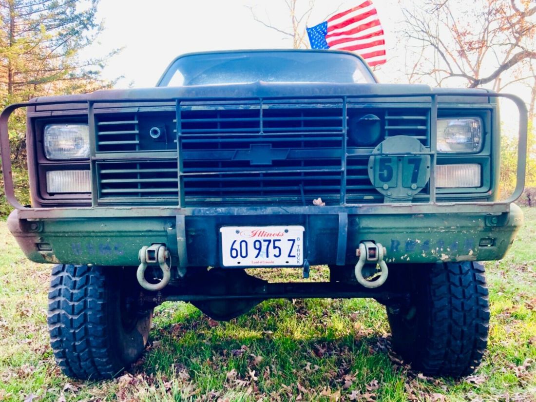 Military Truck, square body, diesel, camo, M1008, D30, Army, defense 1984 Chevrolet K30 MILITARY POSTAL UNIT