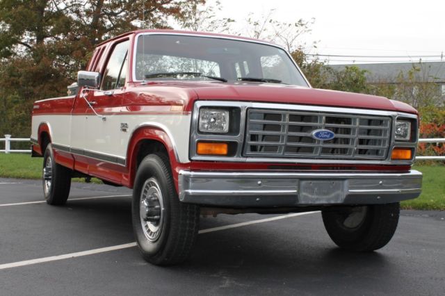 MINT- 1986 Ford F-250 XL Extended Cab Pickup - 52,000 original miles 1986 Ford F-250