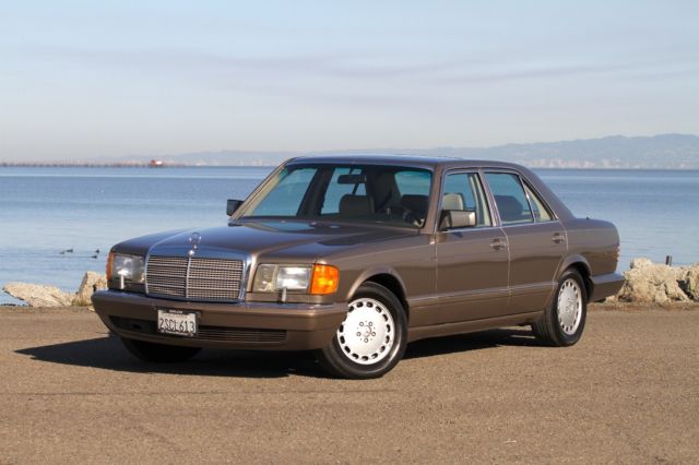 Mint 1990 Mercedes Benz 300SE W126 Desert Taupe 78k miles One California Owner 1990 Mercedes-Benz S-Class 300SE