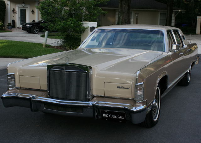 MINT LOW MILE SURVIVOR 197 Lincoln Towncar Williamsburg Series - 67K ORIG MI 1978 Lincoln Town Car WILLIAMSBURG EDITION - 2 OWNER - 67K MI