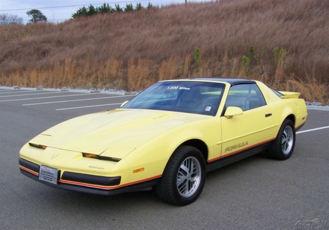 MINT UNRESTORED SURVIVOR T-TOP 5.0 TUNE PORT AC NASCAR PACE CAR TRANS AM SISTER 1987 Pontiac Firebird FORMULA 1500 ORG MILES PRISTINE STOCK BENCHMARK QUALITY