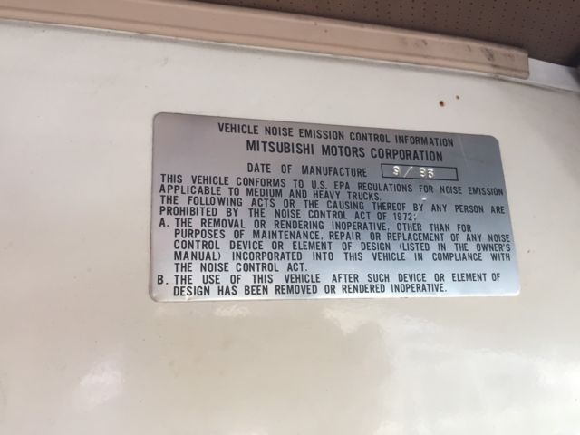 1987 Mitsubishi fuso fk455 - photo 8