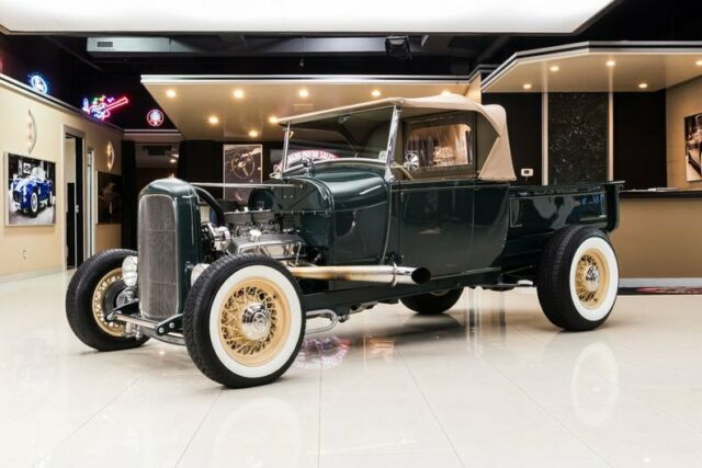 Model A, Roadster Pickup! GM 327ci V8, TH350 Automatic, Pete & Jakes, All Steel 1929 Ford Model A Pickup Street Rod