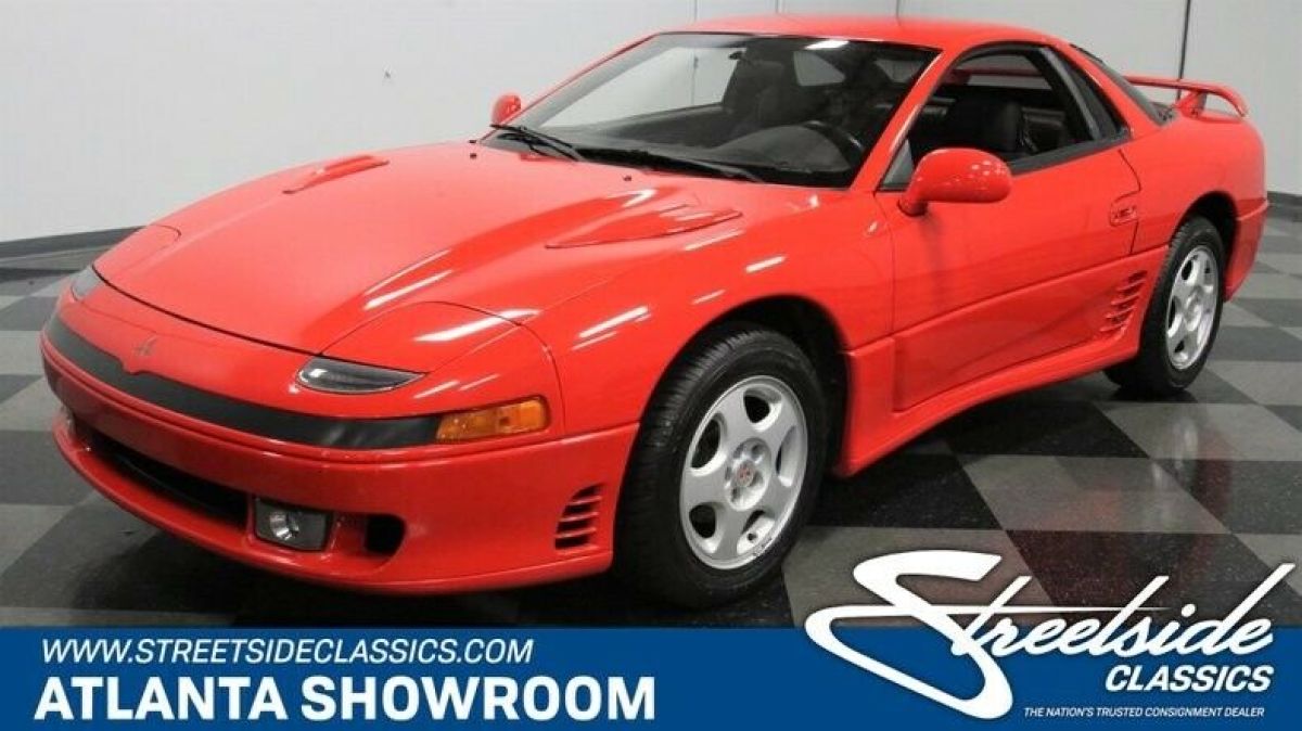 modern classic chrome asian 3000gt 3.0 v6 auto transmission red 1993 Mitsubishi 3000GT