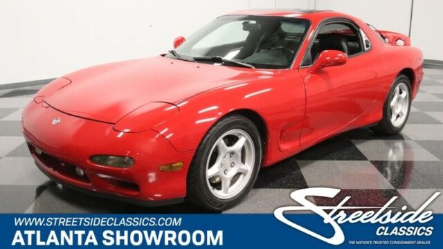 modern classic rx7 ls1 swap 5.7 v8 6-speed manual transmission red 1994 Mazda RX-7 LS1