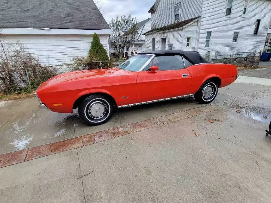 Modified 1973 Ford Mustang Convertible with a 1971 Mustang nose 1973 Ford Mustang