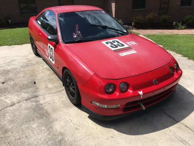 Modified street legal racing car. 1994 Acura Integra RS