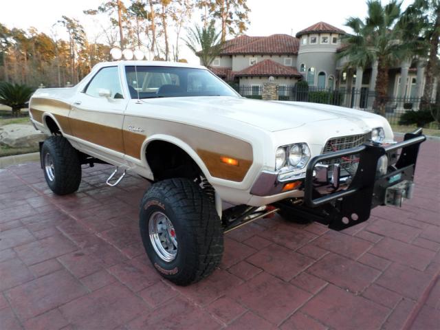 Monster Truck: 4x4, 351 V8, Auto, Lift, Rollbar, Bedliner, Winch, LIFE CHANGER!! 1972 Ford Ranchero FREE SHIPPING!