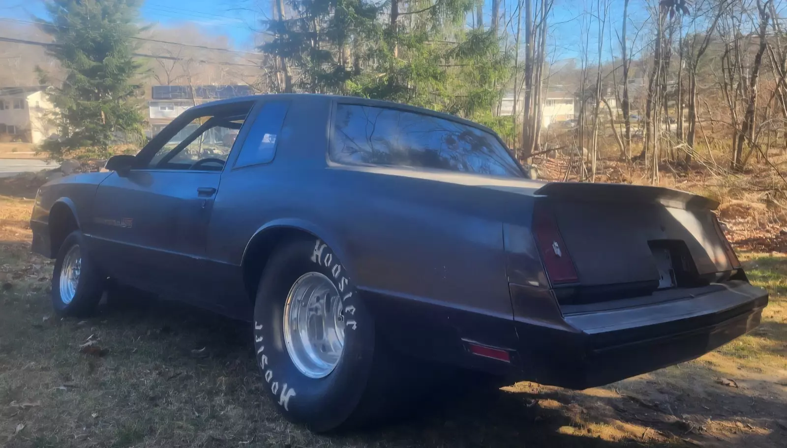 MONTE CARLO SS ROLLER PRO STREET BACK HALFED DRAG RACING 4 LINK S&W REVISED**** 1986 Chevrolet Monte Carlo