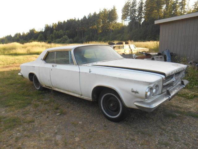 MOPAR 1963 CHRYSLER 300J 413 short ram car body only factory AC 1963 Chrysler 300 Series