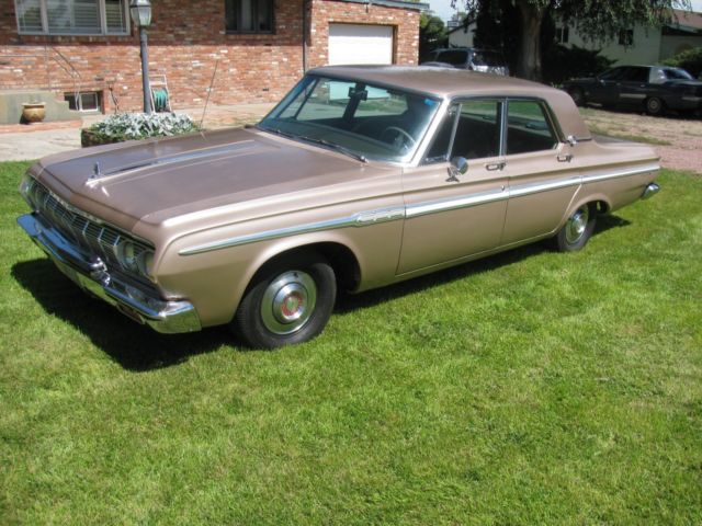 MOPAR 64 Plymouth Fury Sedan, Semi Hemi Poly Head 318 motor/ 75,000 original 1964 Plymouth Fury Base