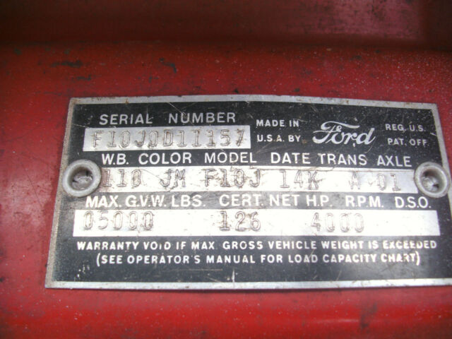 1960 Ford F-100 - photo 13
