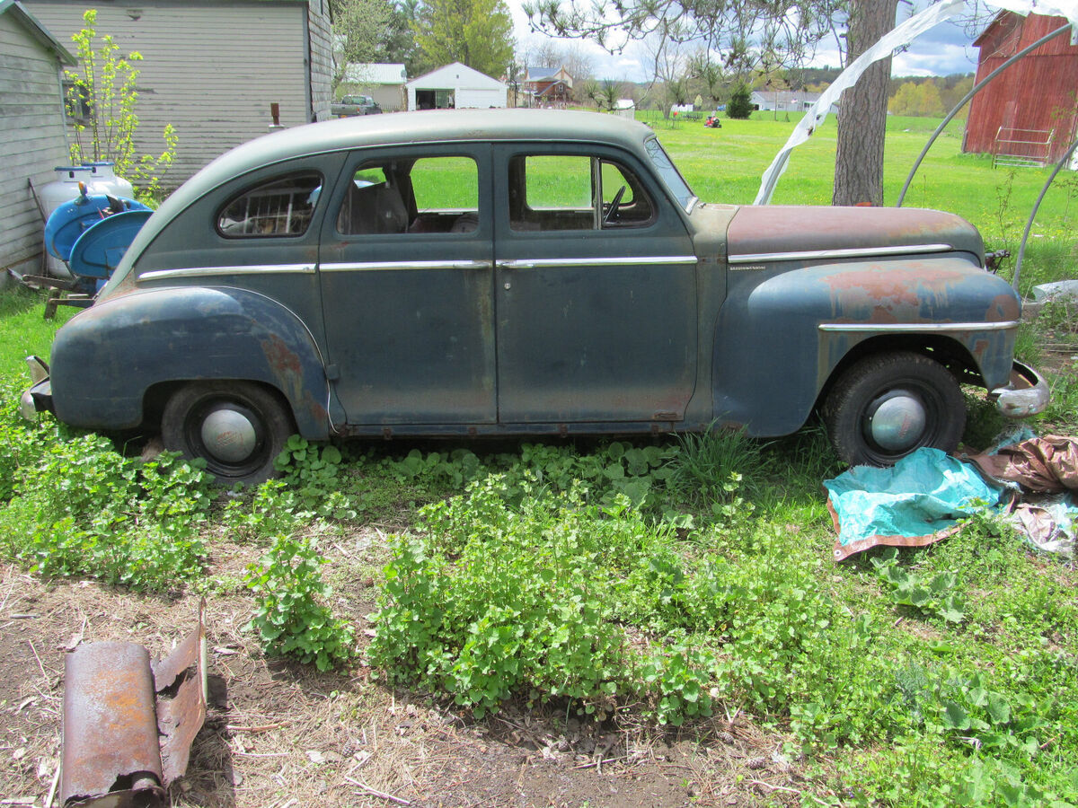 Much work and new parts put in the vehicle, true barn find, stored since 1968 1948 Plymouth p-15