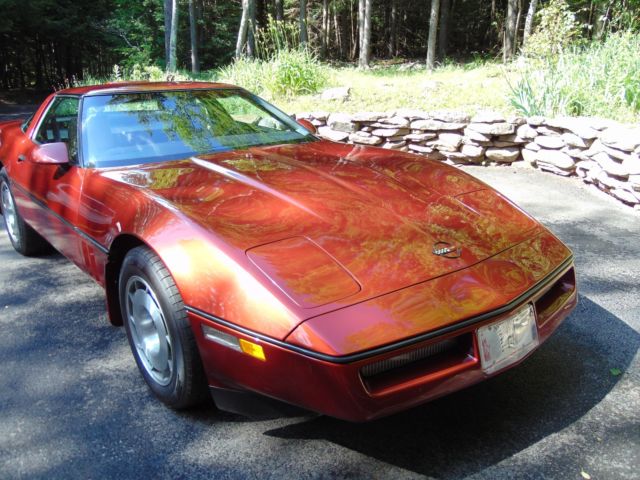 Must See Excellent Condition! 1986 Maroon Corvette 54,593 MILES! 1986 Chevrolet Corvette Dark Red Metallic