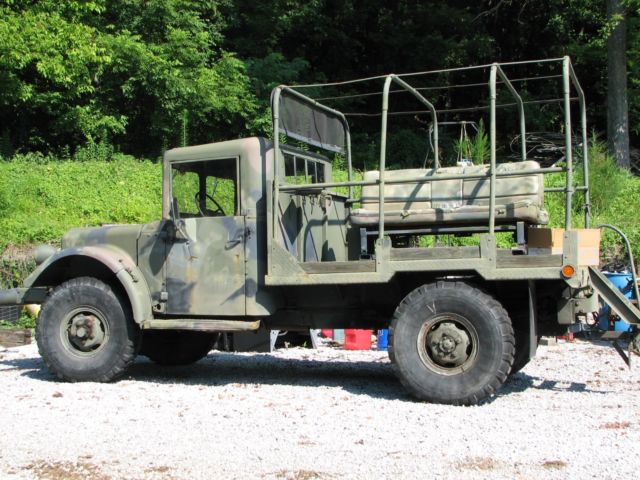 Must sell- 1952 Dodge Power Wagon w/ Diesel, all systems Fine Street legal $5000 1952 Dodge Power Wagon