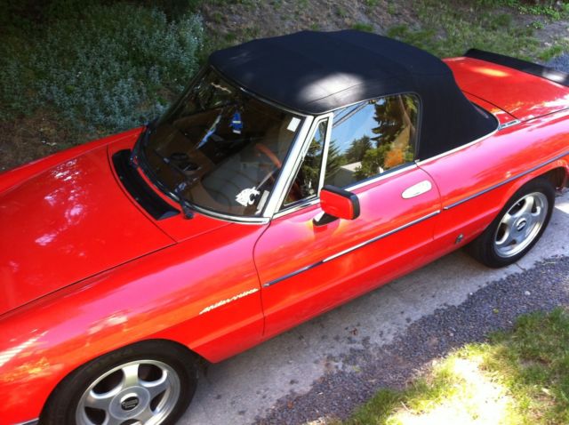 MUST SELL! Great Car! Great Price! 1983 Alfa Romeo Spider