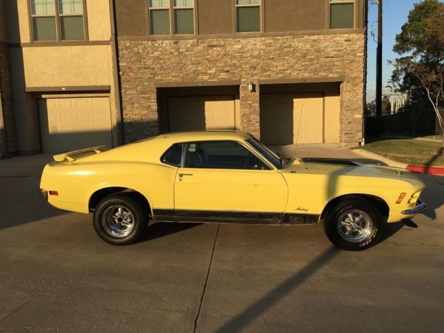 Mustang Fastback Mach 1 1970 1970 Ford Mustang