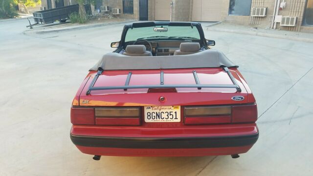 1987 Ford Mustang Scarlet Red Immaculate Original Paint  LX  5.0  1988 1989 - photo 12